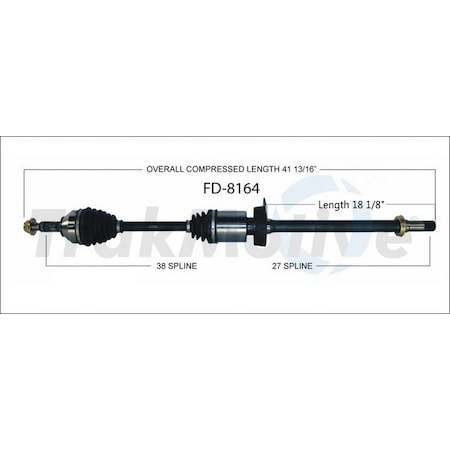 Surtrack Axle Cv Axle Shaft, Fd-8164 FD-8164